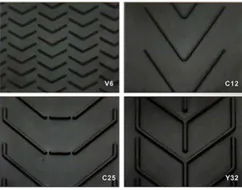 Perfiles chevron Phoebus V6, C12, C25 y Y32